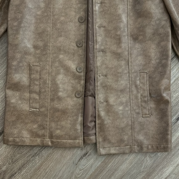 BKE Leather Coat - Picture 6 of 9